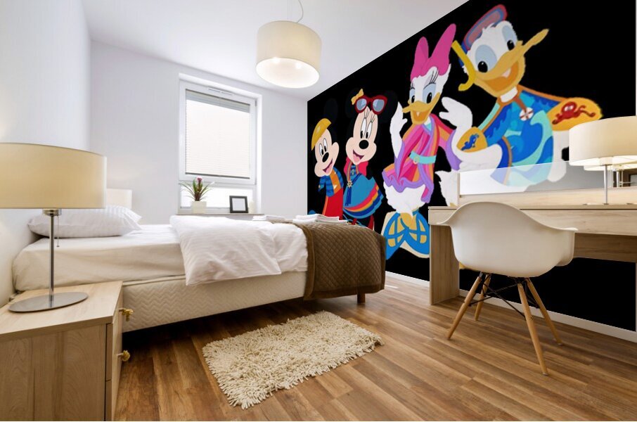 Donald Duck 9 Mural print