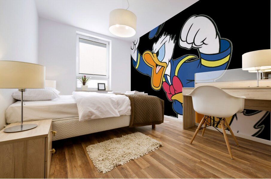 Donald Duck 13 Mural print