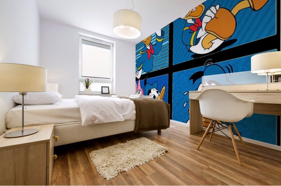 Donald Duck 23 Mural print
