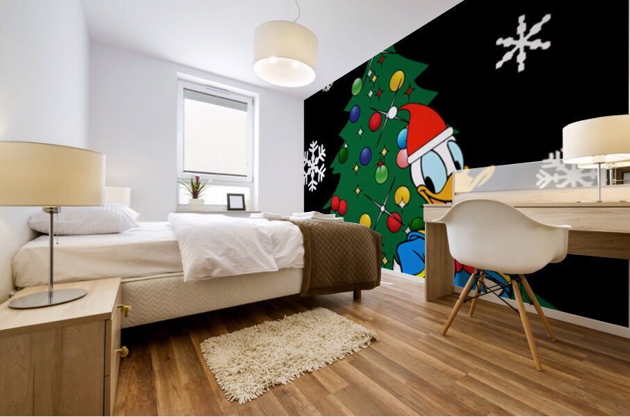 Donald Duck 25 Mural print