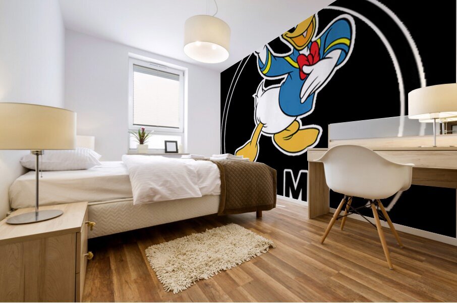 Donald Duck 2 Mural print