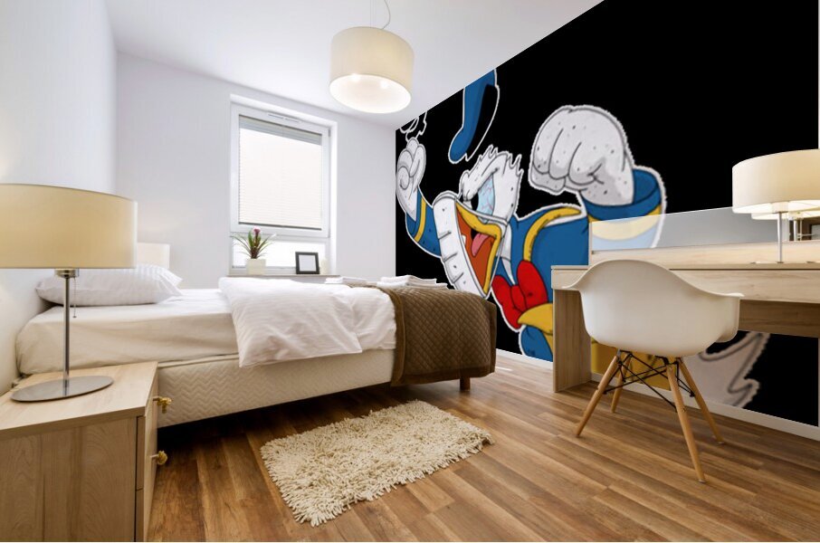 Donald Duck 13 Mural print