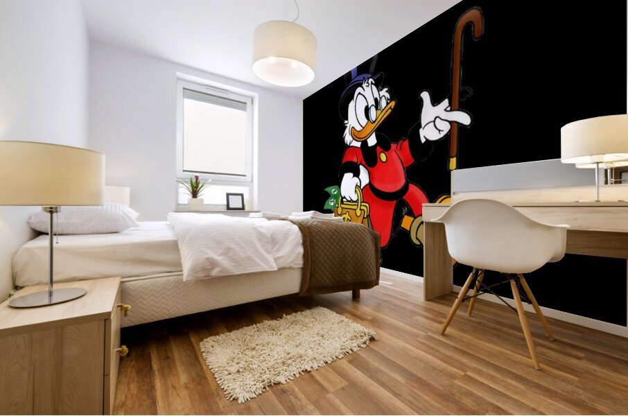 Donald Duck 18 Mural print