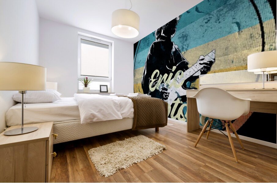 Eric Clapton 50 Mural print