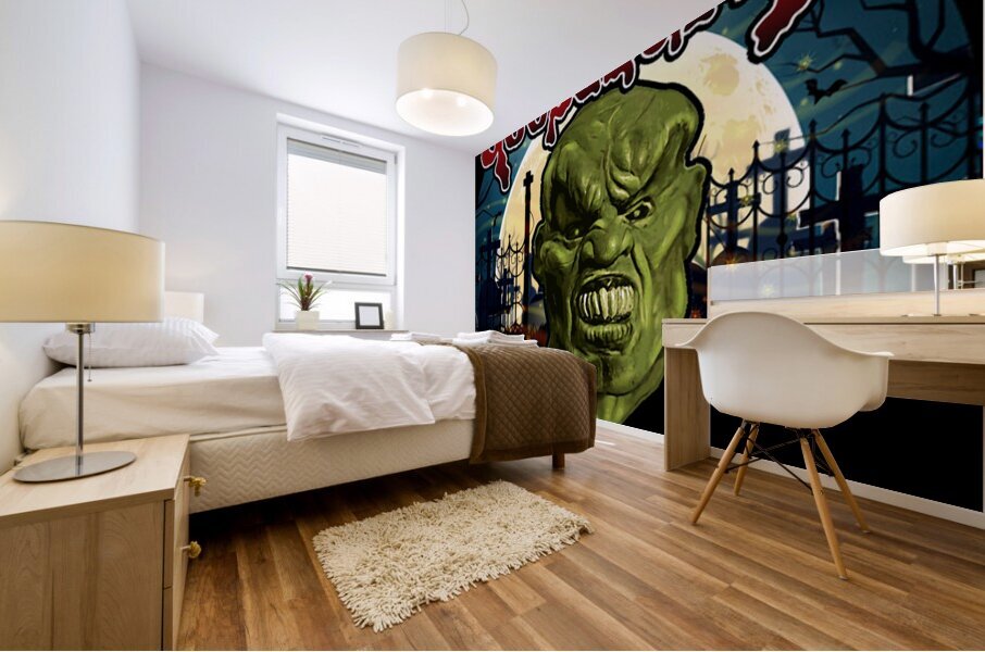Goosebumps 50 Mural print