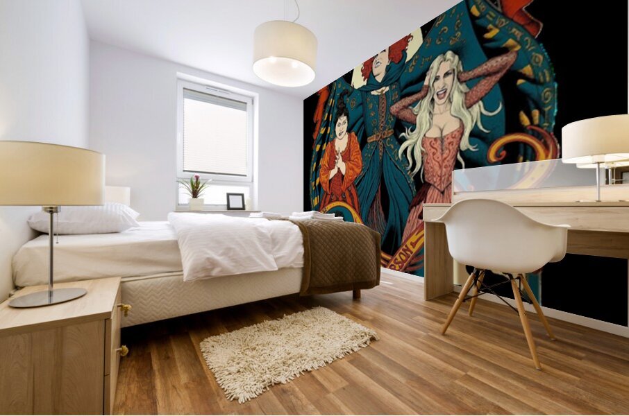 Hocus pocus 45 Mural print