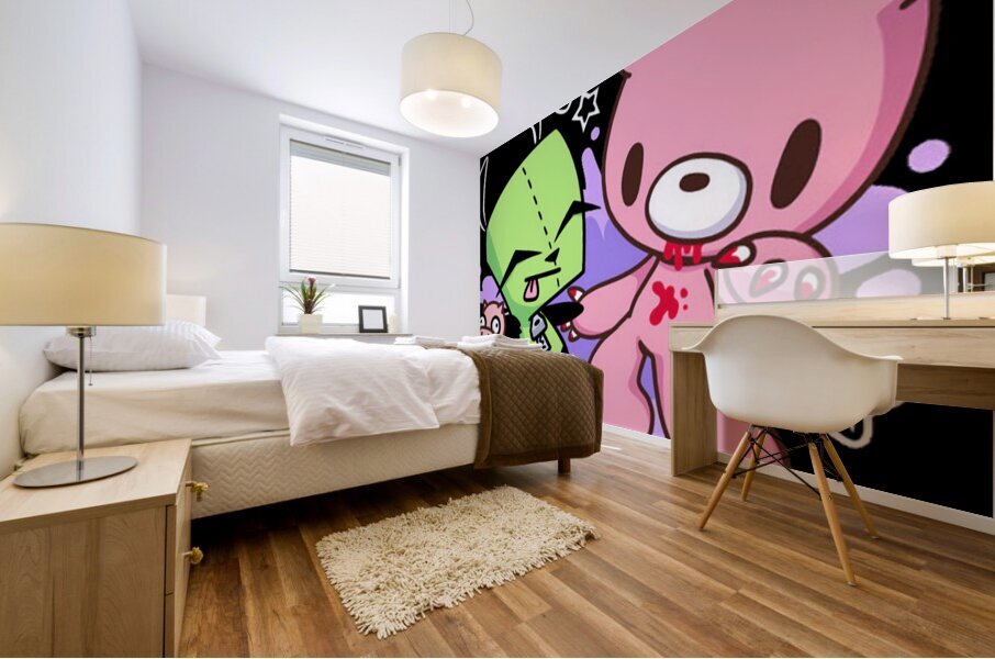 Invader Zim 4 Mural print