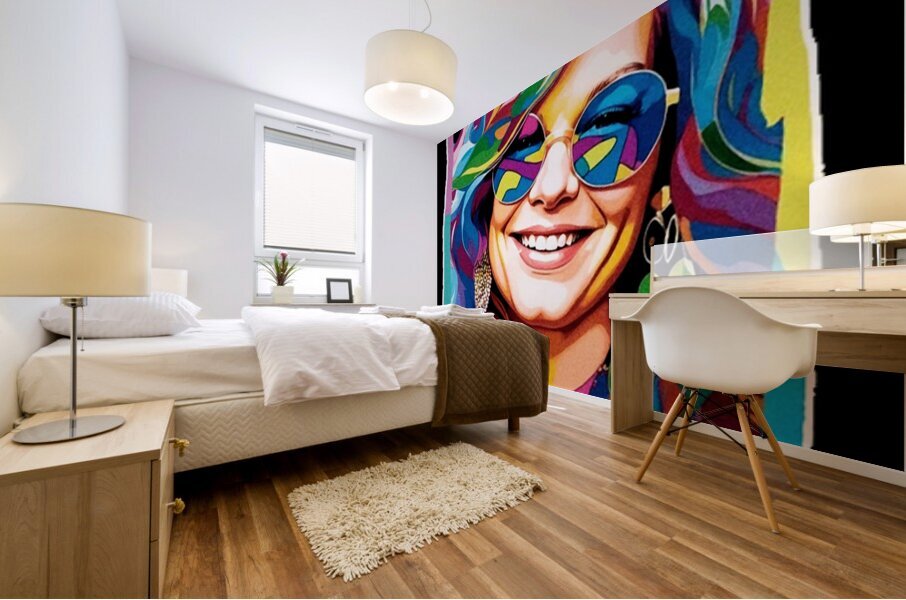 Janis Joplin 21 Mural print