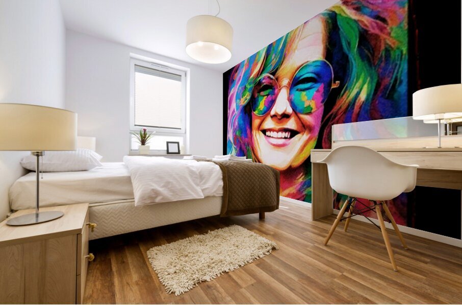 Janis Joplin 27 Mural print