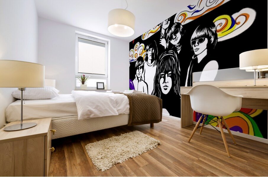 Jefferson Airplane 2 Mural print