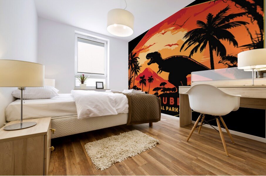 Jurassic Park 16 Mural print