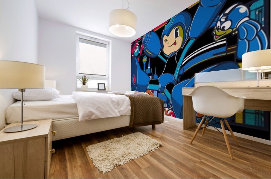 Mega Man 2 Mural print