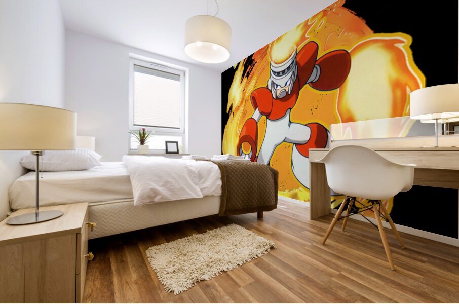 Mega Man 18 Mural print