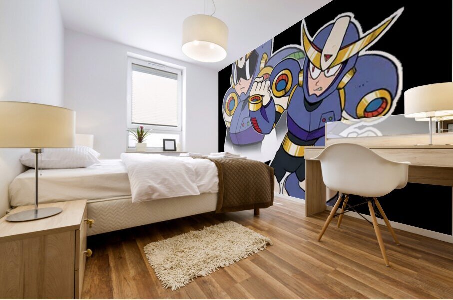 Mega Man 20 Mural print