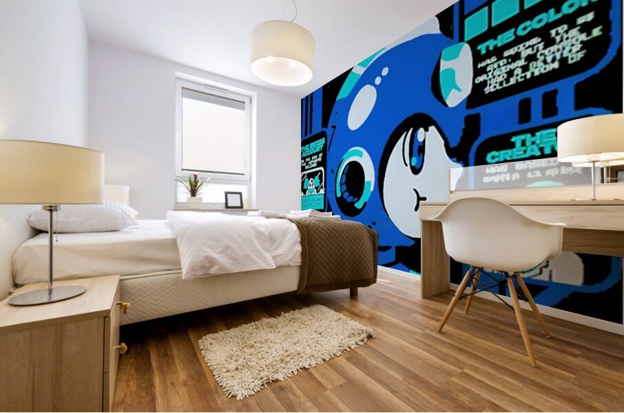 Mega Man 24 Mural print