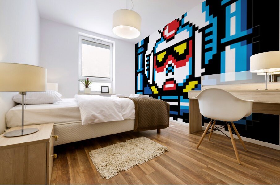 Mega Man 28 Mural print