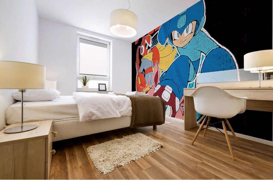 Mega Man 31 Mural print