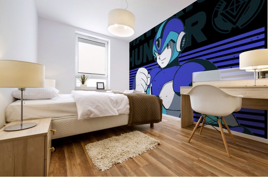 Mega Man 33 Mural print