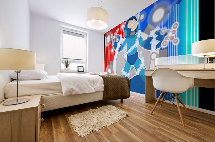 Mega Man 37 Mural print