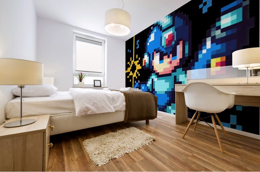 Mega Man 38 Mural print