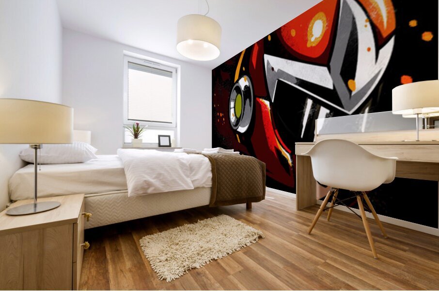 Mega Man 43 Mural print