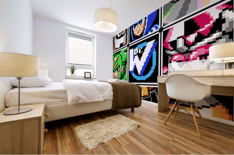 Mega Man 53 Mural print