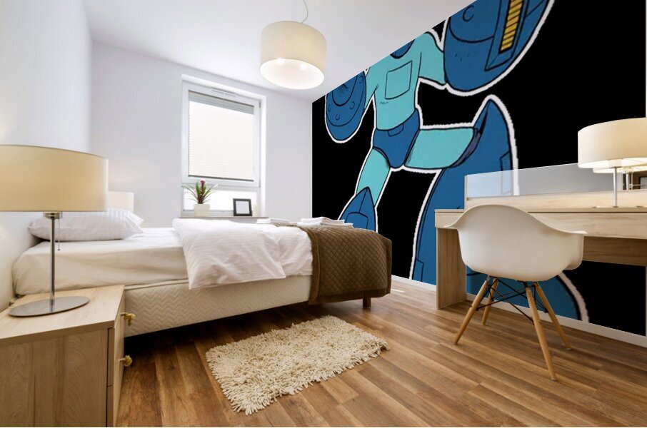 Mega Man 54 Mural print