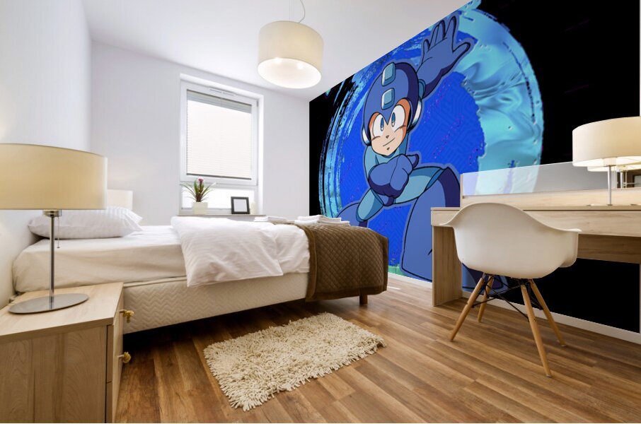 Mega Man 55 Mural print
