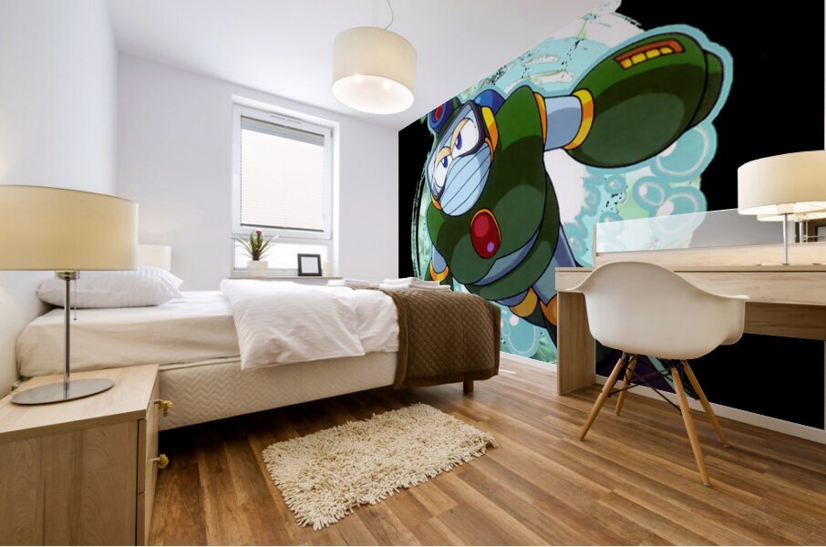 Mega Man 56 Mural print