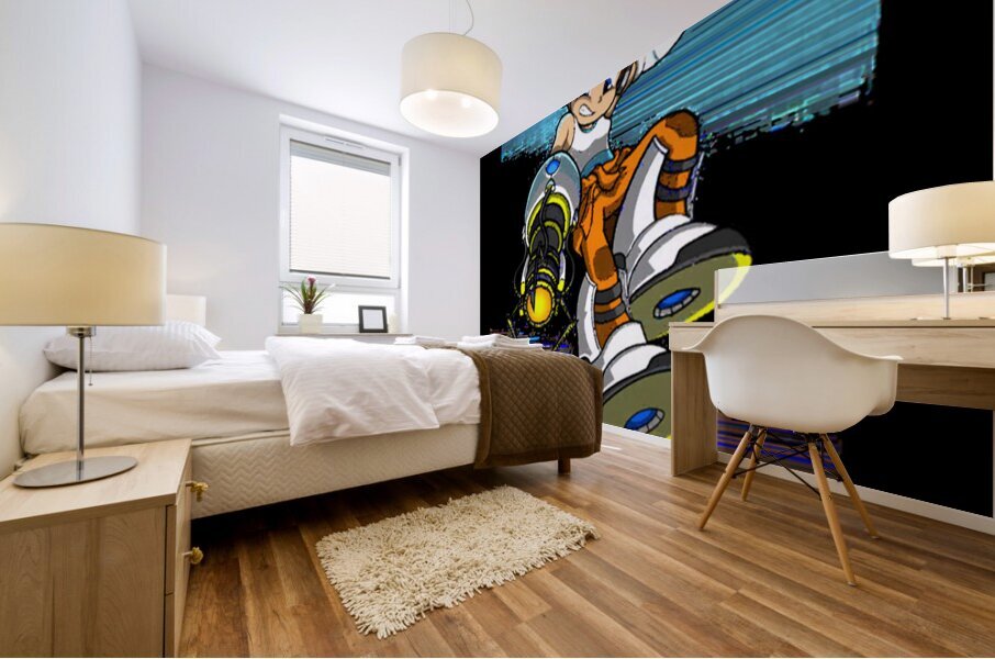 Mega Man 58 Mural print