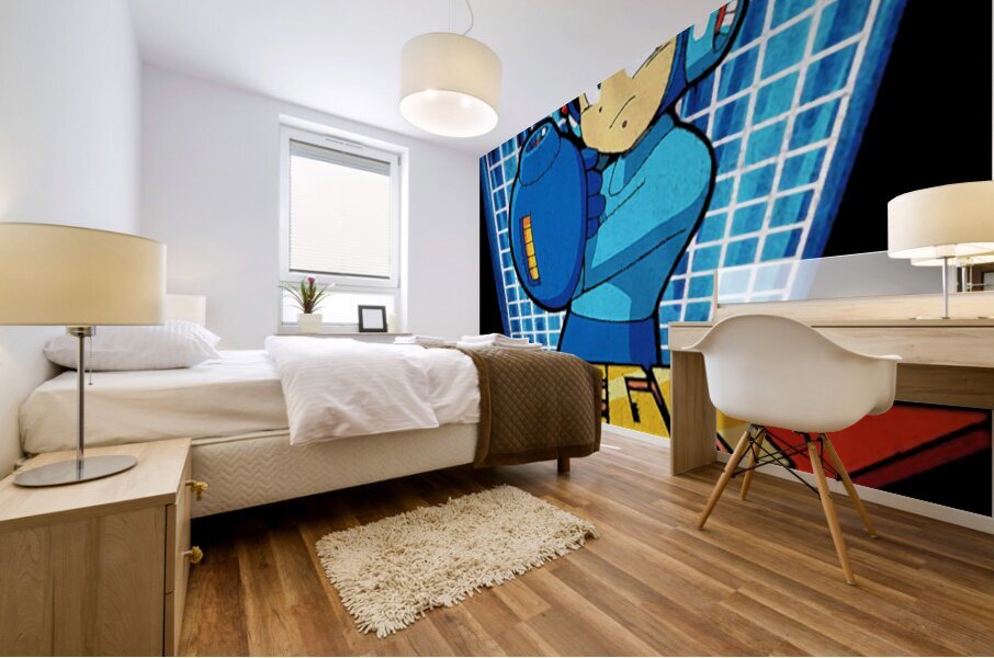 Mega Man 61 Mural print