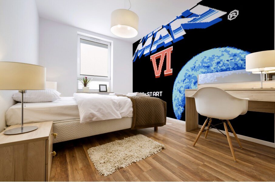 Mega Man 4 Mural print