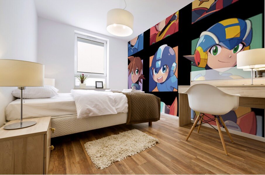 Mega Man 7 Mural print
