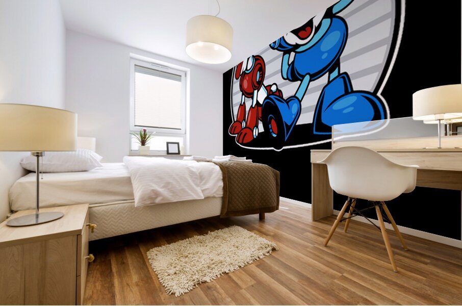 Mega Man 12 Mural print