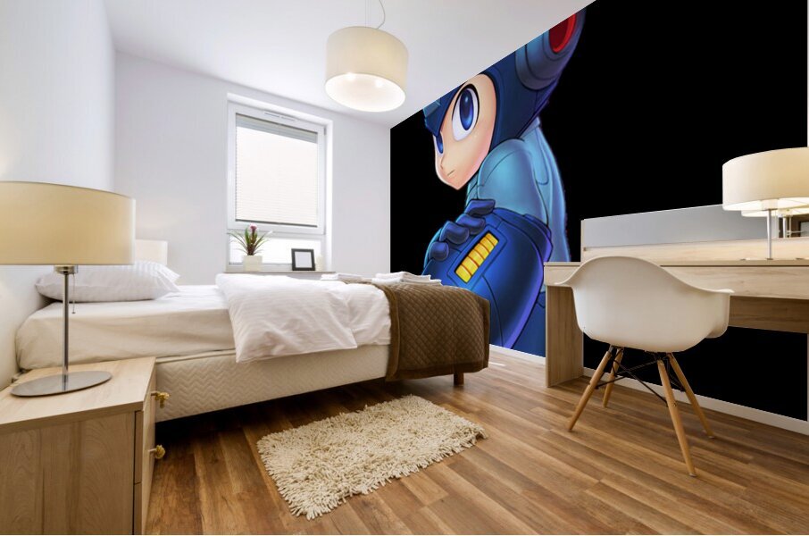 Mega Man 1 Mural print