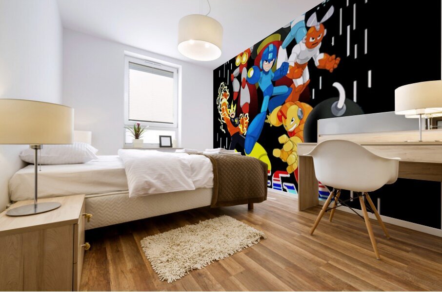 Mega Man 4 Mural print