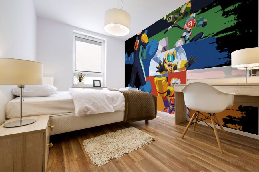 Mega Man 19 Mural print