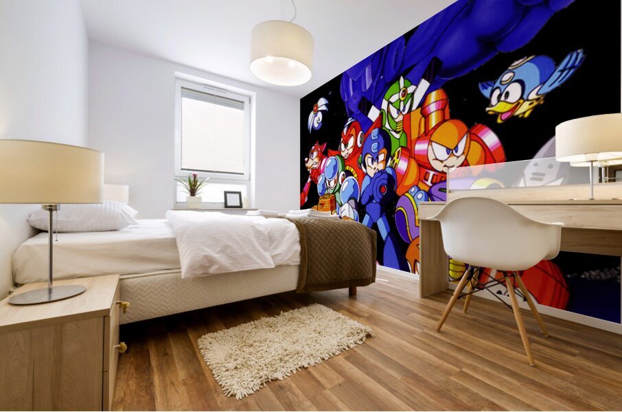 Mega Man 26 Mural print