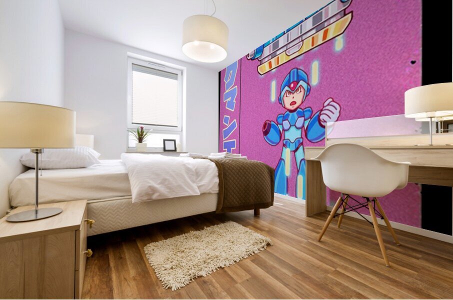 Mega Man 27 Mural print