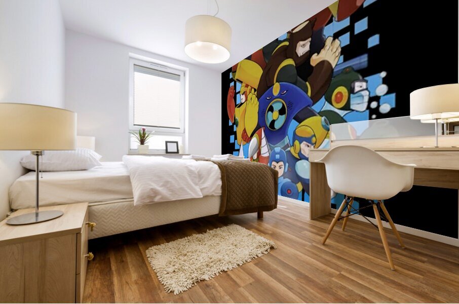 Mega Man 28 Mural print