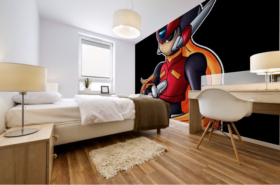Mega Man 31 Mural print