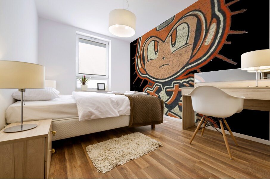 Mega Man 37 Mural print