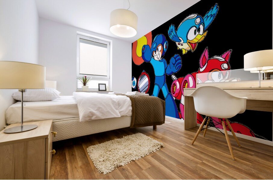 Mega Man 41 Mural print