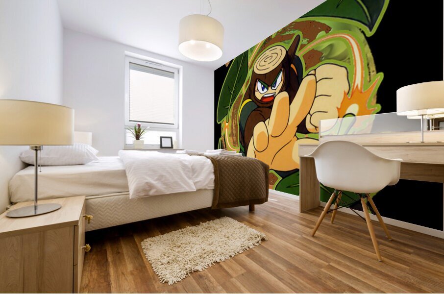 Mega Man 44 Mural print