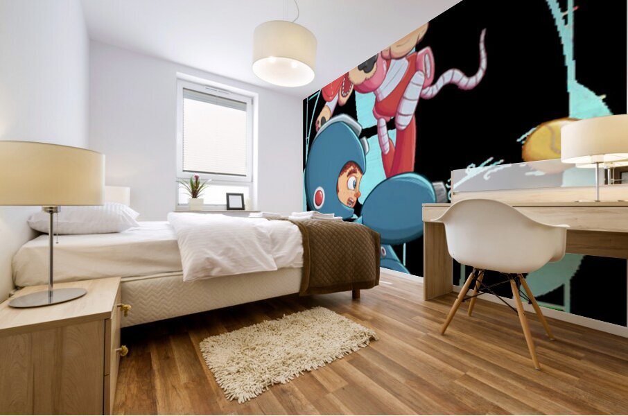 Mega Man 46 Mural print