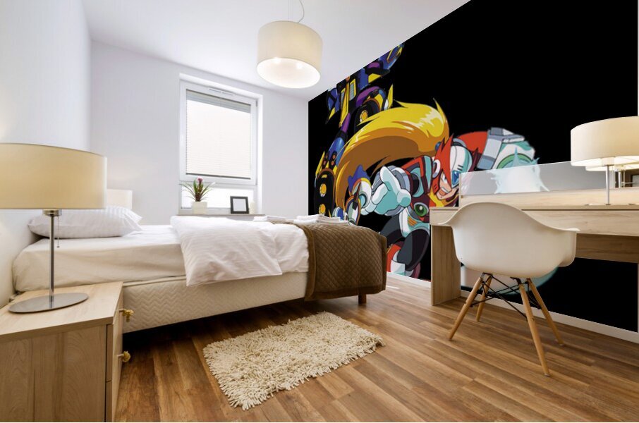 Mega Man 47 Mural print
