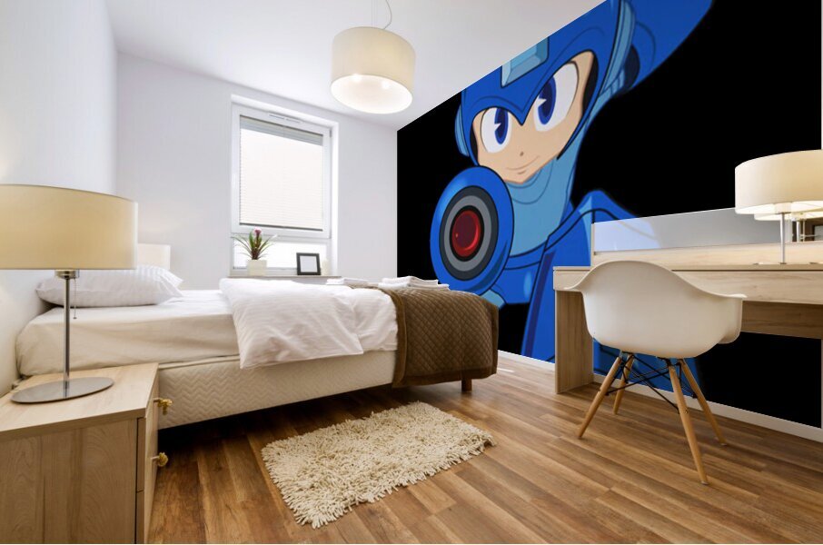 Mega Man 52 Mural print