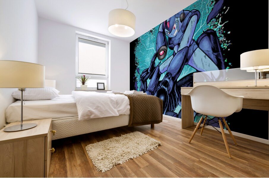 Mega Man 53 Mural print