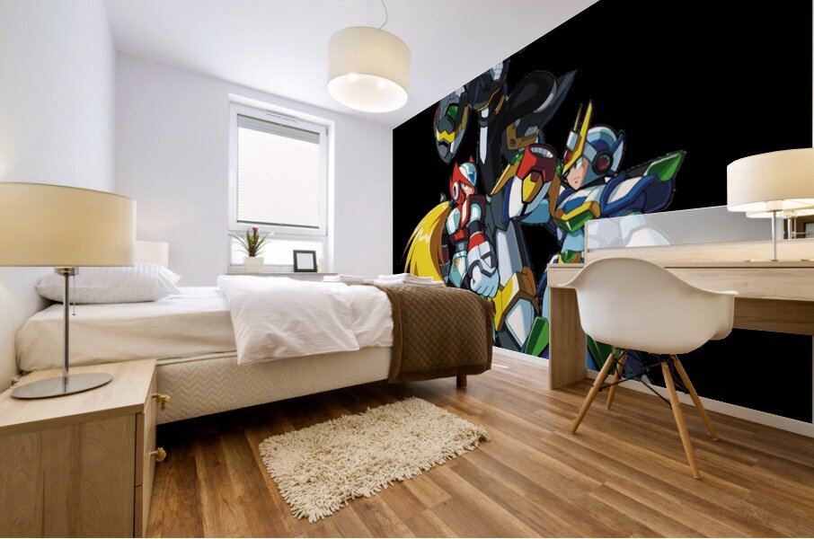 Mega Man 55 Mural print