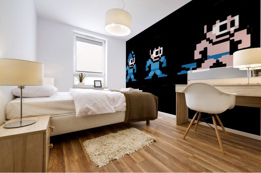 Mega Man 60 Mural print